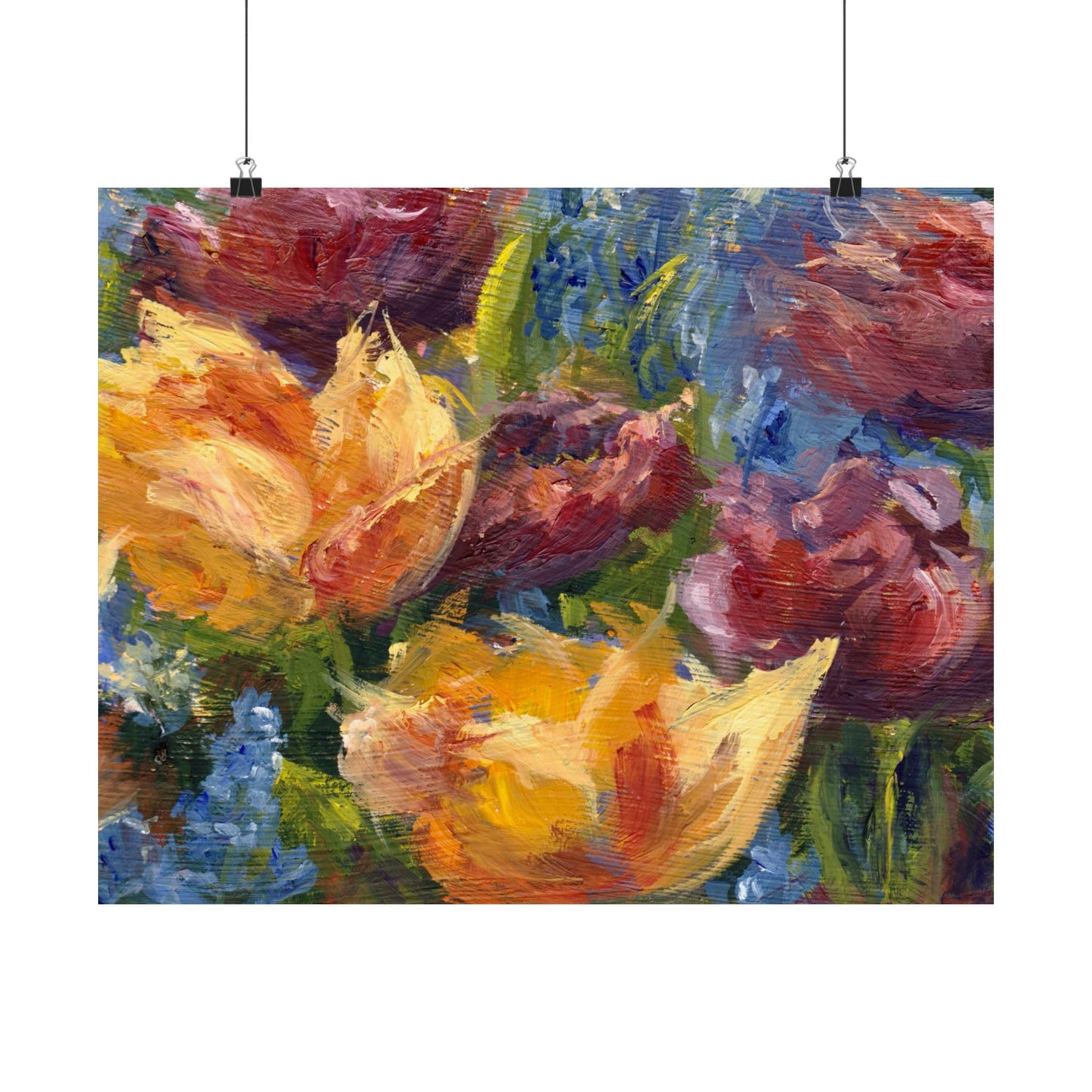 Spring Boldness | Vibrant Floral Art Print
