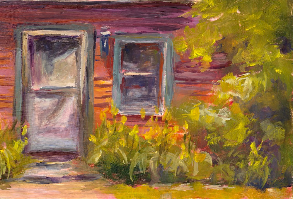 The Red Cottage | The Painting That Found Its Way Home