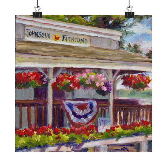 Johnson's in June - Matte Printed Poster