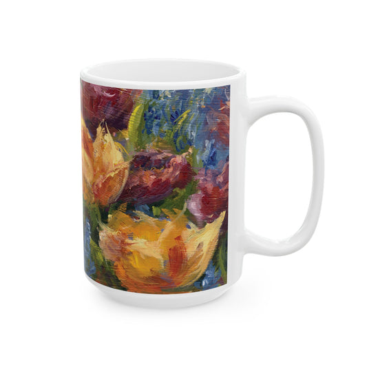 Spring Boldness | Vibrant Floral Mug